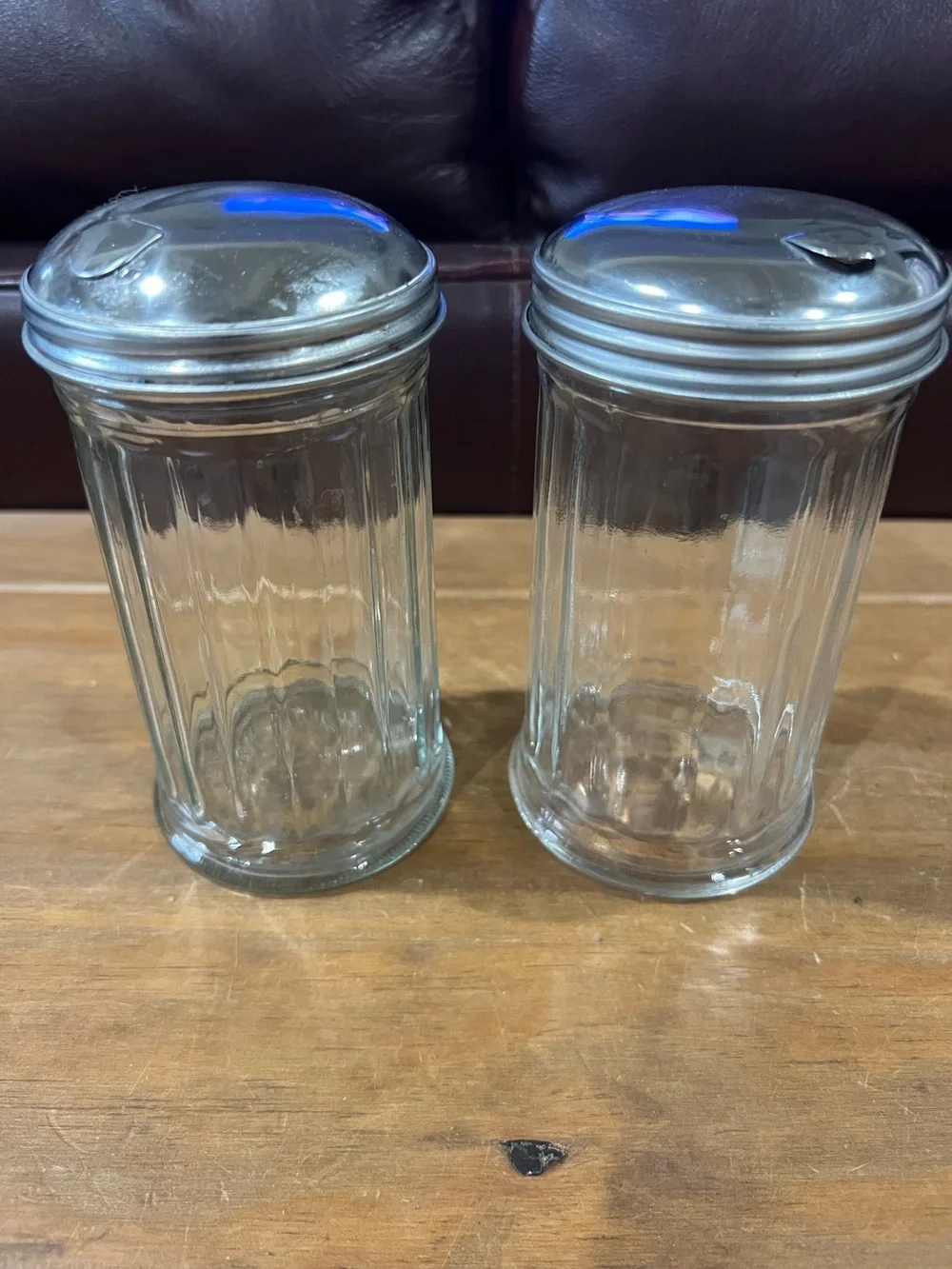 Lot of two sugar shakers. Excellent condition.5 1/2”tall